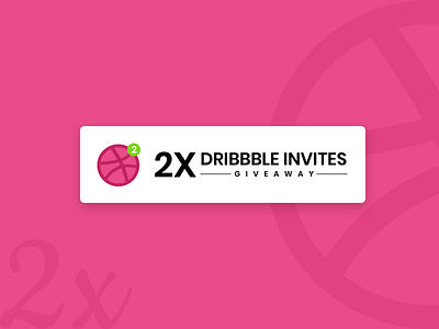 2x Dribbble invite dribbble giveaway dribbble invitation dribbble invite invites