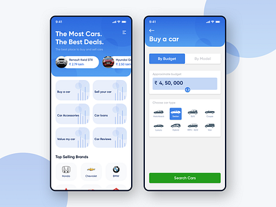 Car Marketplace App accessories app design app ui aravindlittlejack auto buy car car marketplace ecommerce interface marketplace sell ui ui design