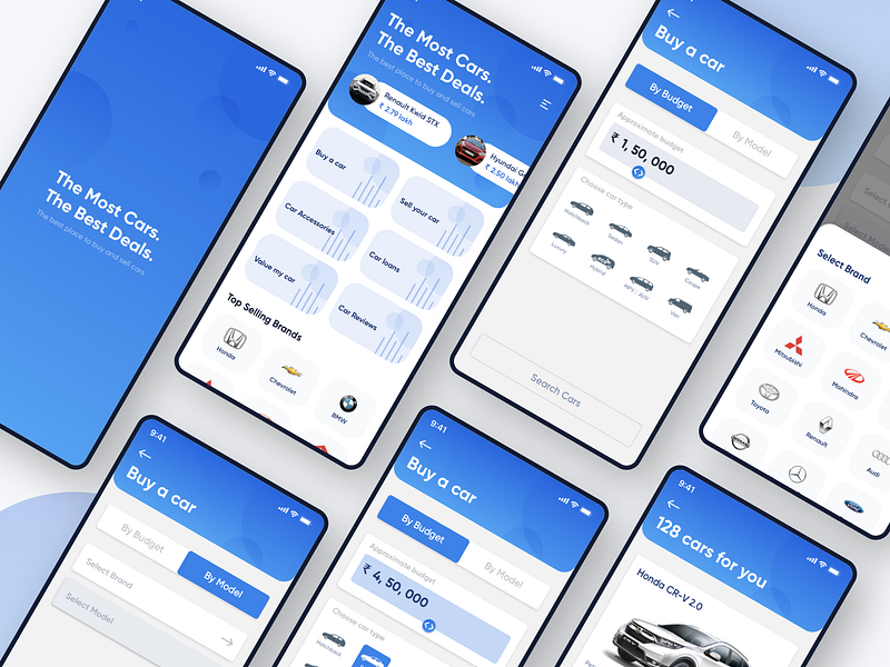 Car Marketplace App UI Kit by Aravind Little Jack on Dribbble