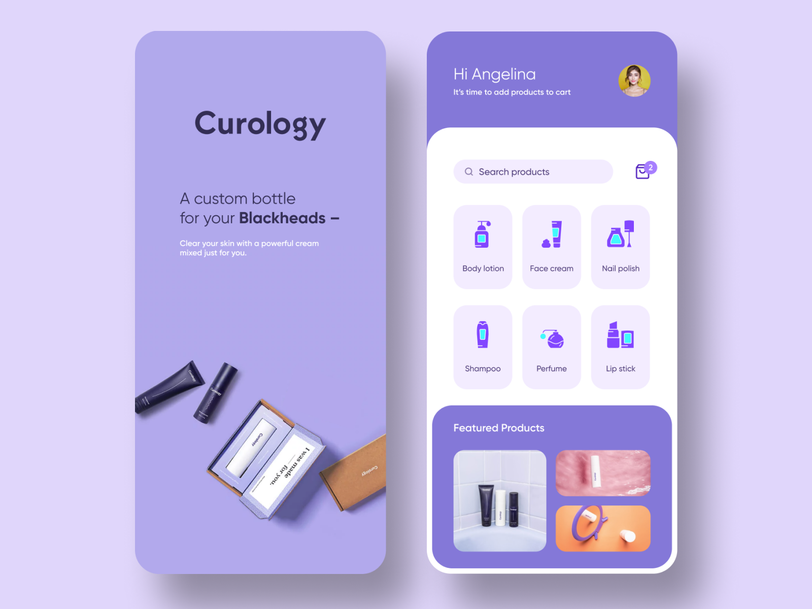Cosmetics App by Aravind Little Jack on Dribbble