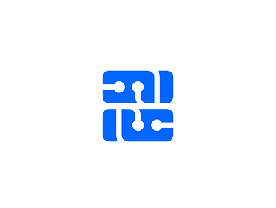 EIT Ambigram Logo ambigram blue brand branding computer design informatics it logo logo mark minimalist web