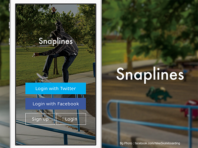 Snaplines skateboard app