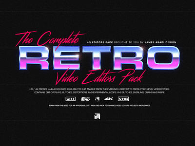 The complete retro video editors pack