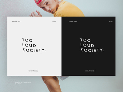 Modern logo options for Tooloudsociety