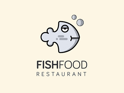 Fish restaurant logo design idea
