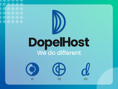 DopelHost Logo icon logo