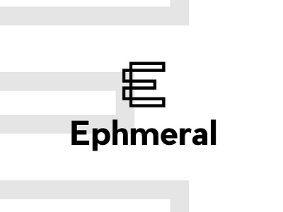 Ephmeral Logo Concept logo modern tatoo