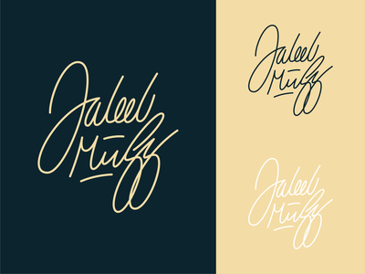 JaleelMussRehash branding calligraphy design hand lettering illustration lettering logo type design typography vector