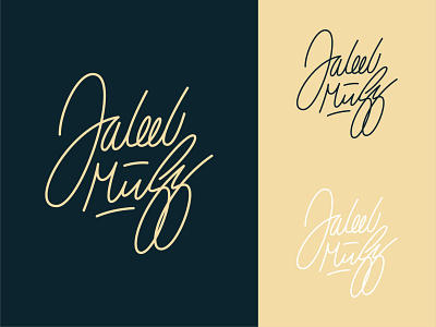 JaleelMussRehash branding calligraphy design hand lettering illustration lettering logo type design typography vector