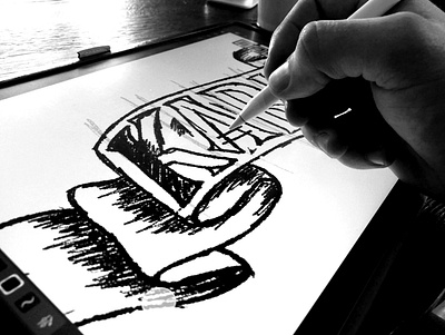 Karma Sketch adobe adobe fresco design hand lettering illustration lettering sketch texture type design typography wip
