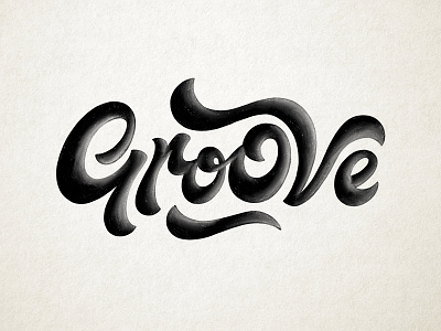 Groove Painting apple pencil calligraphy design digital painting groove hand lettering illustration ipad pro ipad pro art lettering procreate shading texture type design typography