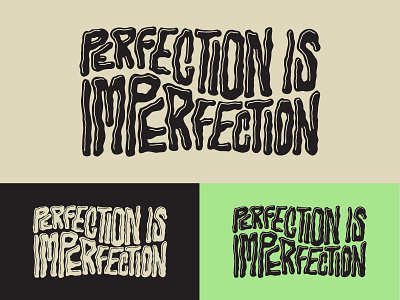 Perfection Is Imperfection calligraphy colour design hand lettering illustration ipad pro ipad pro art lettering procreate texture type design typography vector