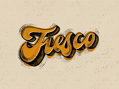 Fresco Script - Adobe Fresco Prerelease Artwork adobefresco calligraphy design hand lettering illustration ipad pro lettering texture type design typography