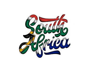 South Africa - Update calligraphy hand lettering illustration ipad pro ipad pro art lettering procreate type design typography wip