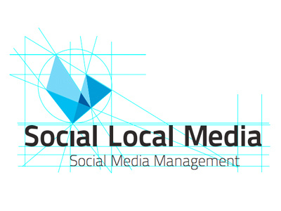 Social Local Media Rebranding WIP2 david hart guide lines ihartdave logo logo design