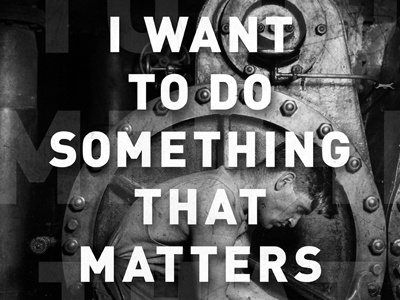 Something That Matters graphic design ihartdave illustration typography
