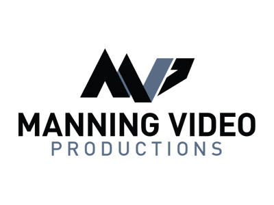 Manning Video Productions Logo david hart design graphic design icon ihartdave logo