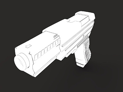 Futuristic Gun - Concept Art by Redon Sejdiu on Dribbble