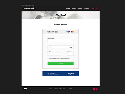 DailyUI Challenge #002: Credit Card Checkout dailyui ui uidesign userinterface userinterfacedesign ux