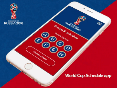 World Cup Schedule App (Prototype) adobexd design ui user interface ux worldcup