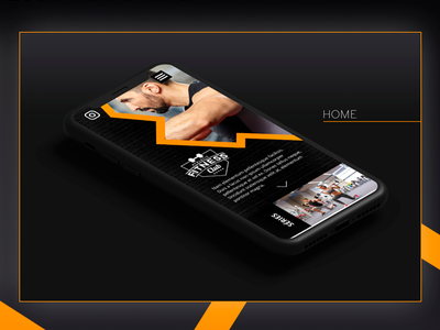 Health & Fitness Prototype (UI) adobe xd design ui ux web design