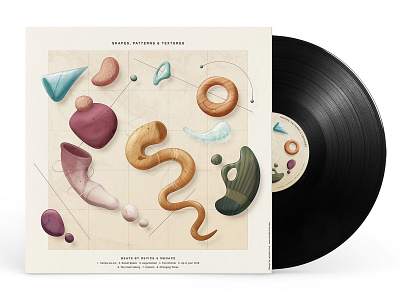 Shapes, Patterns & Textures album art album cover design design digital illustration digitalart illustration vinyl cover vinyl record