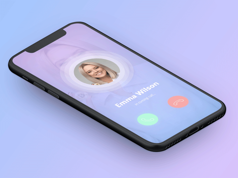 Speak iOS App Concept - Calling In Action