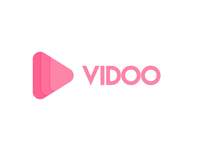 Vidoo - Logo Design action app brand branding button camera camera icon cinema logo logo design modern logo play play video producer video streaming