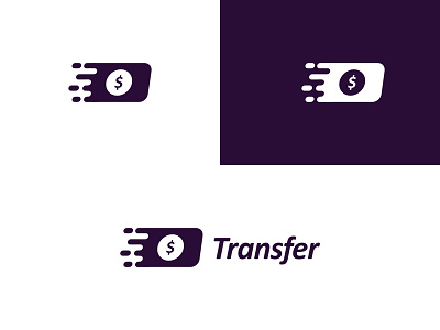 Money Transfer - Logo bank body language branding emotion expression flat logo identity logo logo 2d logo design logotype management marketing modern modern logo money money transfer purple logo transfer typography