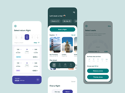 Embark - Book A Flight ✈️ airline airport app book a flight check-in flight fly fly ux flyux plane ticket ticket booking travel travelling ux wallet world