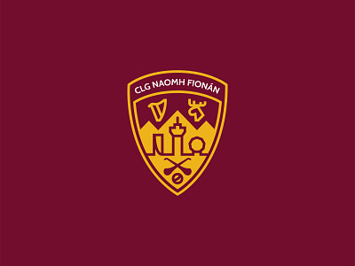 St. Finnians GAA Vancouver Crest badge crest gaa gaelic irish logo logo design sports team vancouver