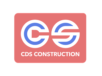 CDS Construction (rwb) logo logo design