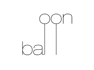 balloon typography