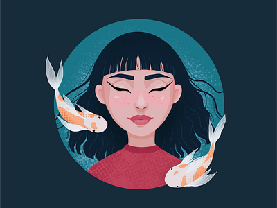 Koi girl