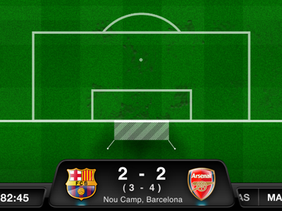 Football live iPad football ipad soccer sports ui