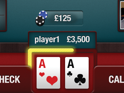Poker details app gambling iphone ui