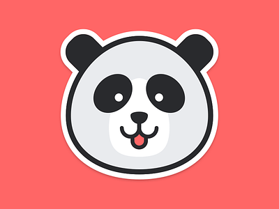 Panda sticker cute giveaway illustration panda sticker mule tokyo