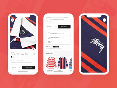 Thread app - Product page app design fashion ios product thread
