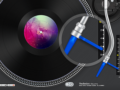 My 1210's app decks ipad music ortofon technics turntables vinyl