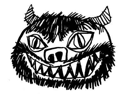 Wild Thing for a Thing monster no vectors. wild