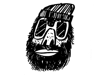 Weird Beard beard daily doodle weird