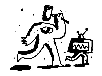 Daily Doodle No. 128 daily doodle monsters sketchbook tv