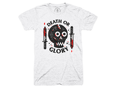 Death or Glory T-Shirt for sale illustration messy vectors the clash