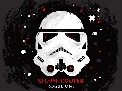 Stormtrooper daily doodle design illustration rogue one star wars stormtrooper