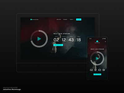 #dailyUI #014 Countdown Timer 014 app countdown timer dailyui design desktop streaming service ui