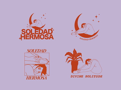 Soledad Hermosa Tee Designs illustration typography
