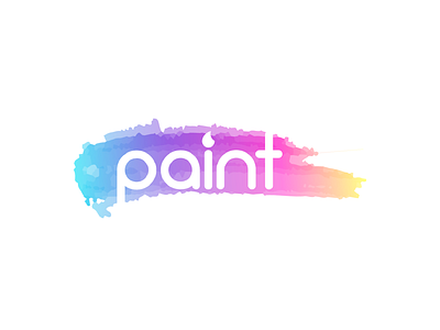 “Paint” Day 9 of Thirty Logos Challenge app applogo graphicdesigner graphics inspired logochallenge logotype motivation workhardplayharder working