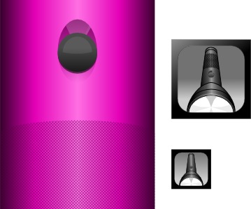 Ultimate Flashlight icon iphone ui vector