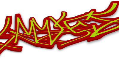 Tag graffiti text vector