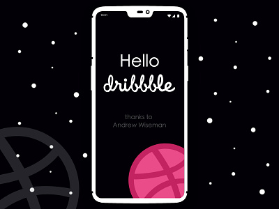 Hello Dribbble css debut design html logo ui ux web web design